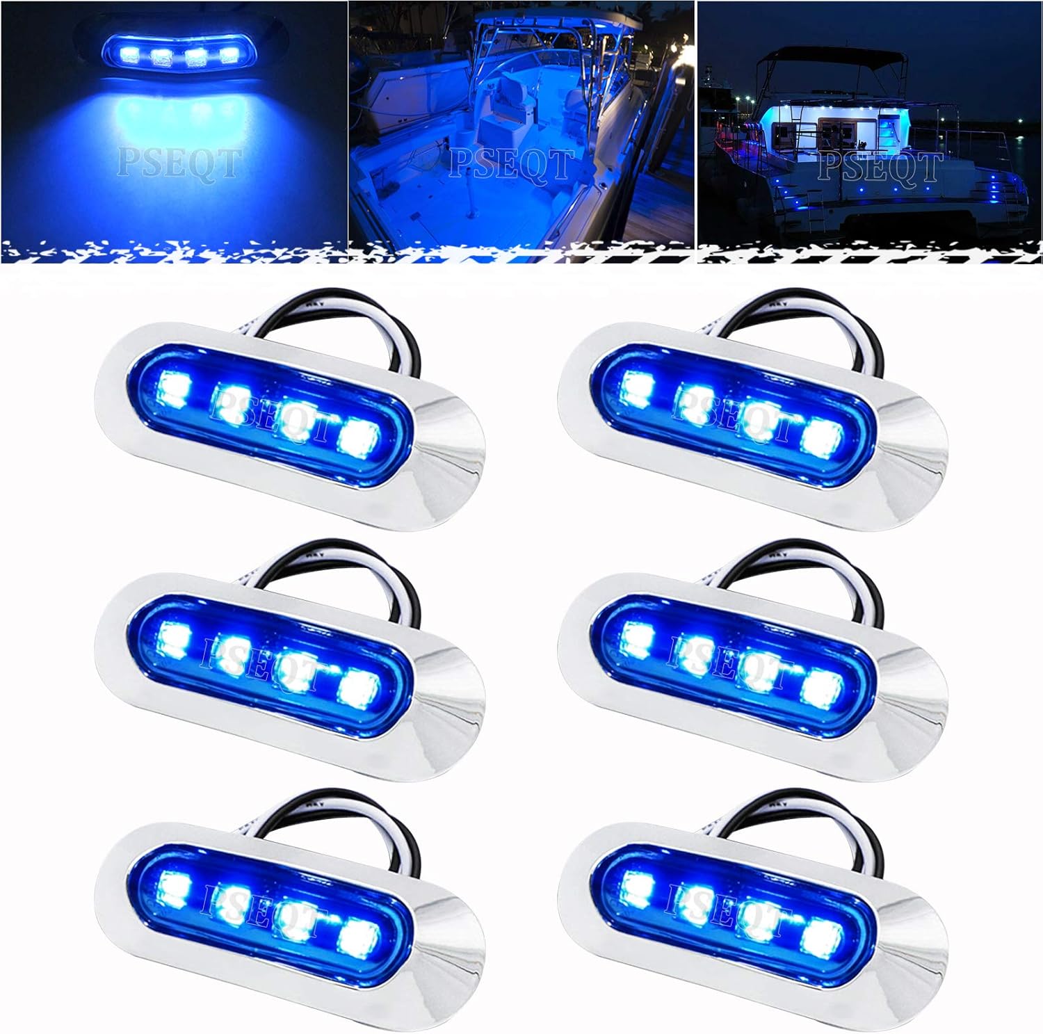 Fishing Boat Navigation Light - Luces LED marinas impermeables 3.8 para