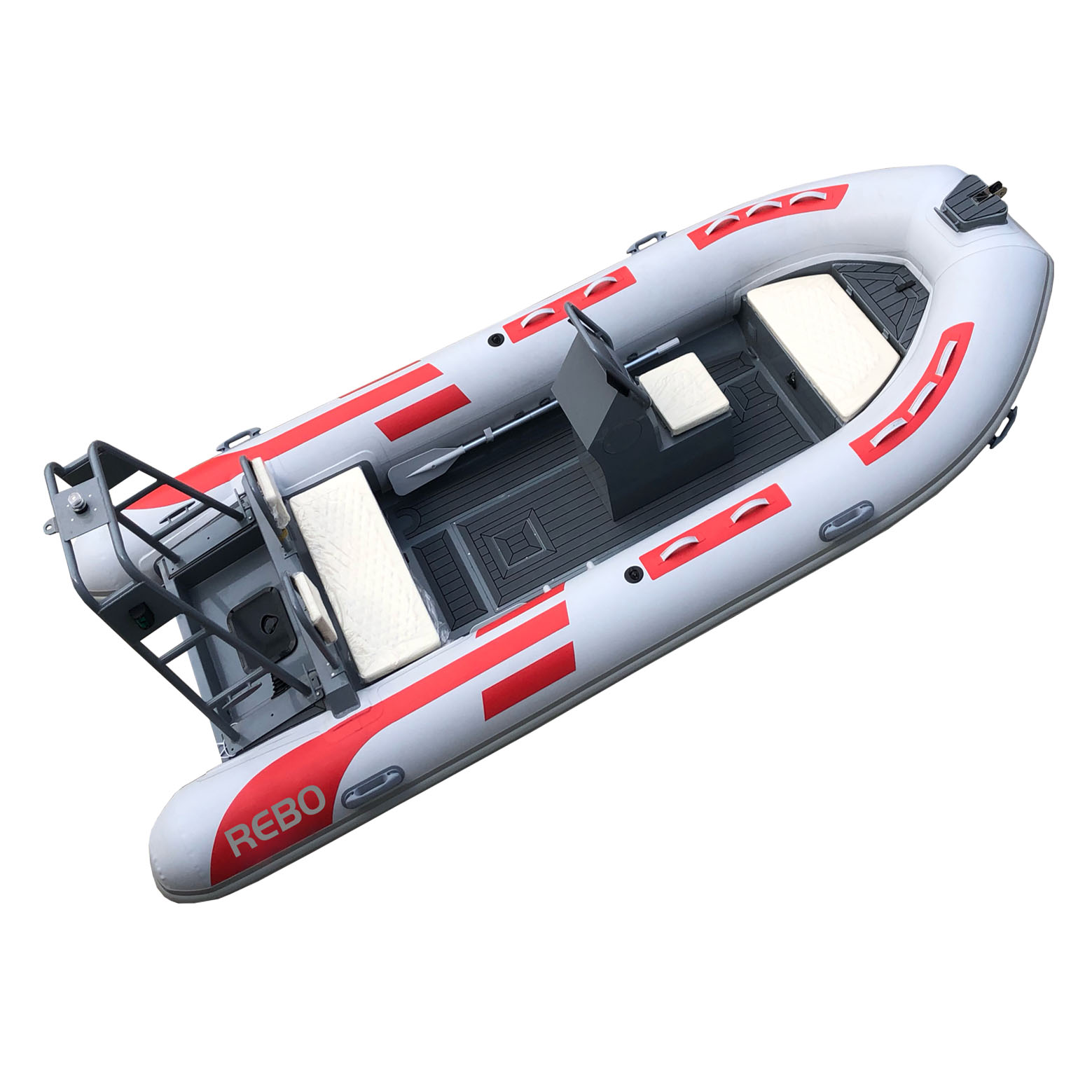 Fishing Boat Aluminum - Barco de pesca inflable con doble