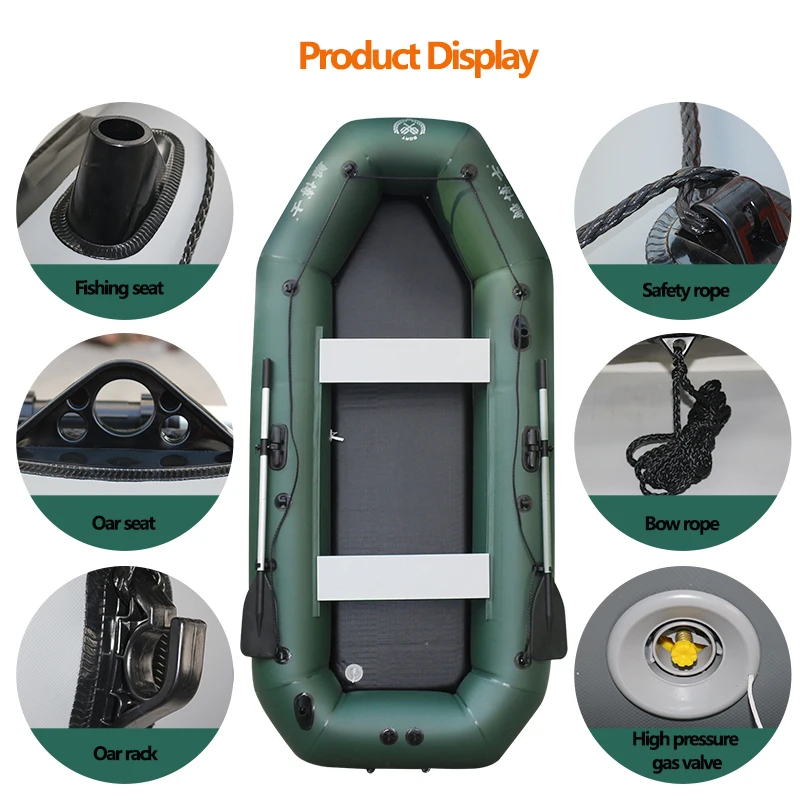 Bote inflable de PVC con cubie - Fishing Boat Oar reseña y precio